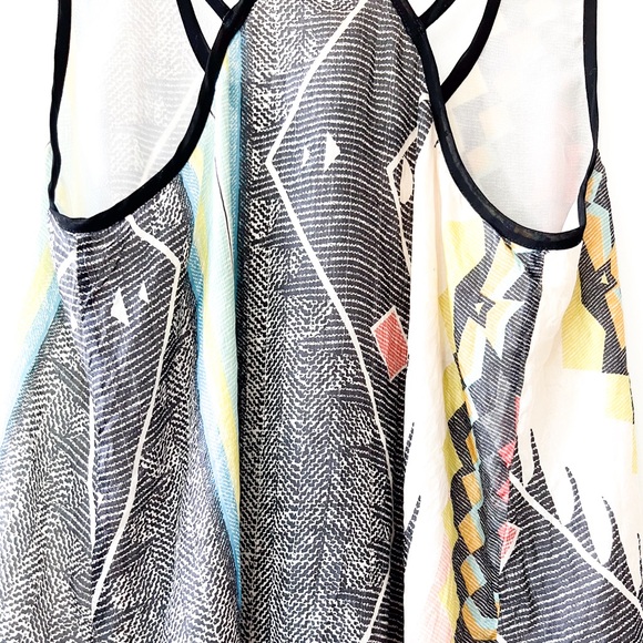 Silk Flowy Tank - Aryn K. Women's Size Medium - Picture 5 of 16